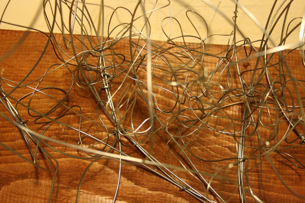 legno e fil di ferro